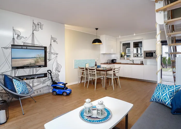 Lägenhet Apartamenty, I Ze Sniadaniem Kajan Jastrzębia Góra